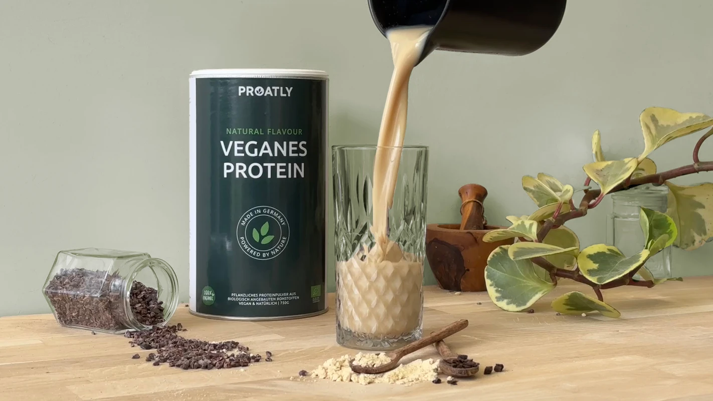 Proatly Veganes Protein Bio Natural - 750g – Bild 3