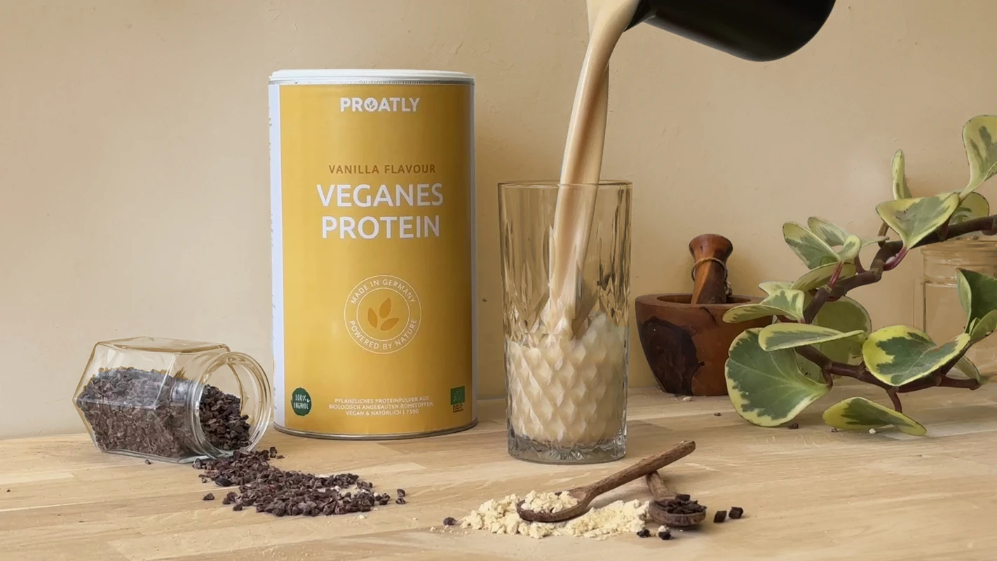 Proatly Veganes Protein Bio Vanilla - 750g – Bild 3